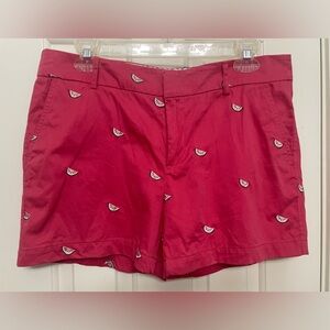 Jones New York Vibrant Summer Watermelon Shorts